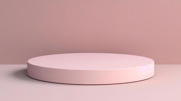 Un objet rond blanc assis sur le dessus d'une table