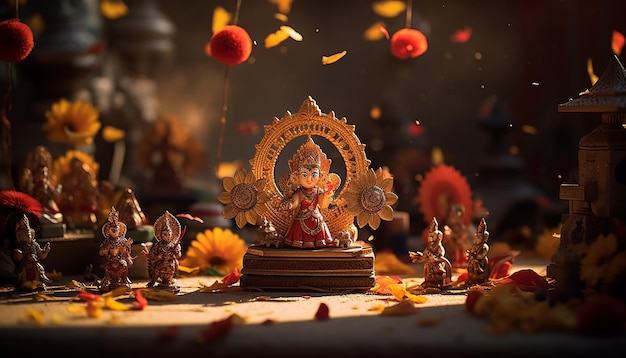 Objets minimaux de Dussehra Vijayadashami