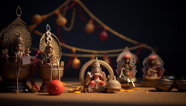 Objets minimaux de Dussehra Vijayadashami