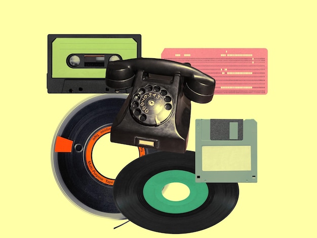 Objets technologiques vintage