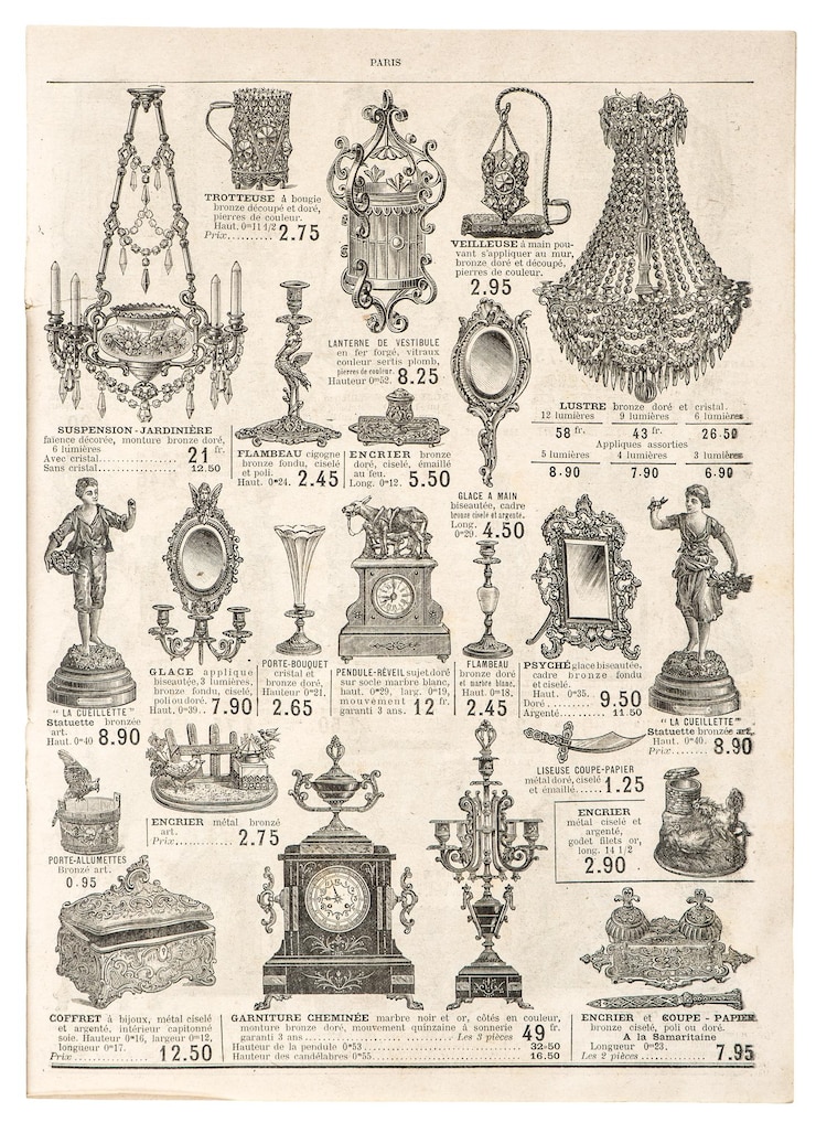 Photo objets victorienne antique publicité de magasin rétro