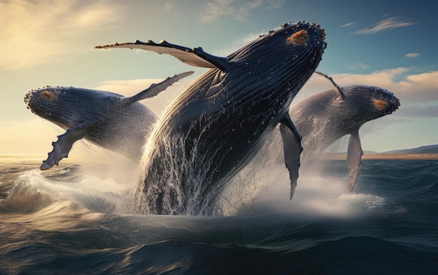 Observer l'unisson des baleines briser l'IA générative des gentils géants