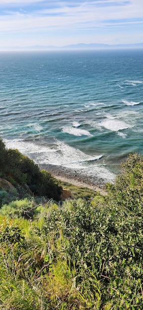 Océan de la côte californienne