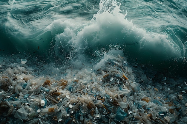 L'océan englouti par la pollution plastique