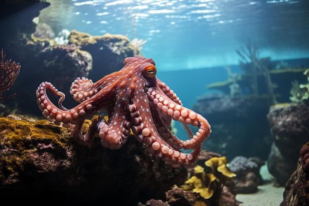 Octopus animal des espèces pélagiques marines tropicales