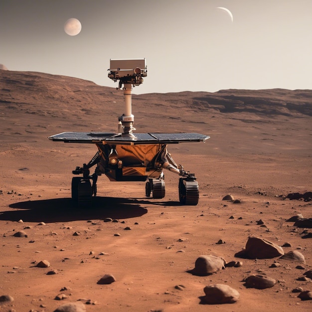 Photo l'odyssée rouge l'expédition du rover martien