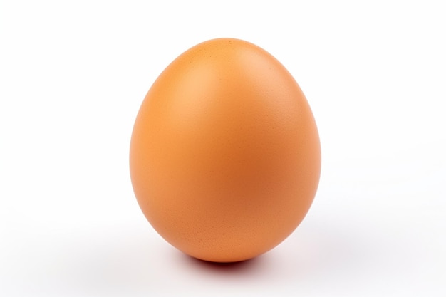 un œuf de couleur orange