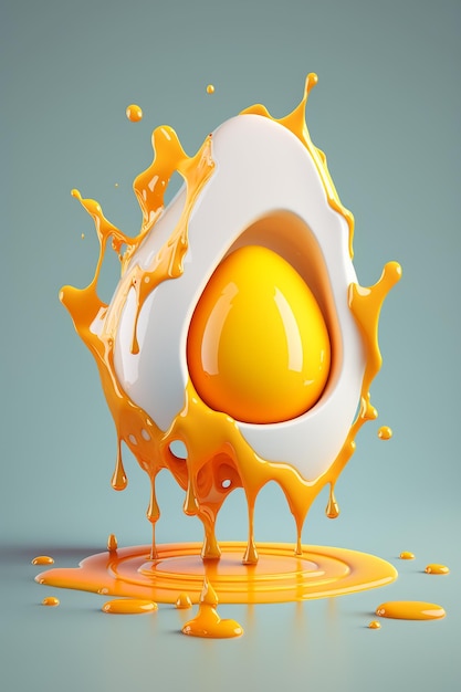 Un œuf avec un œuf d'or dedans