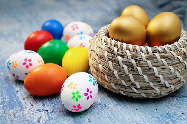 Oeuf de Pâques, joyeuses Pâques dimanche chasse décorations de vacances