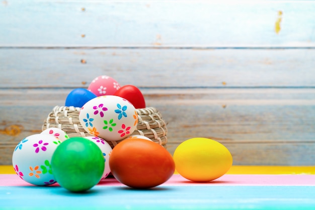 Oeuf de Pâques, joyeuses Pâques dimanche chasse décorations de vacances