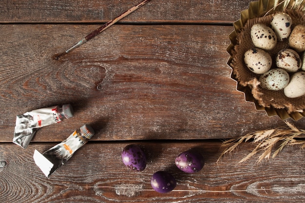 Oeufs à colorier pour les vacances de Pâques