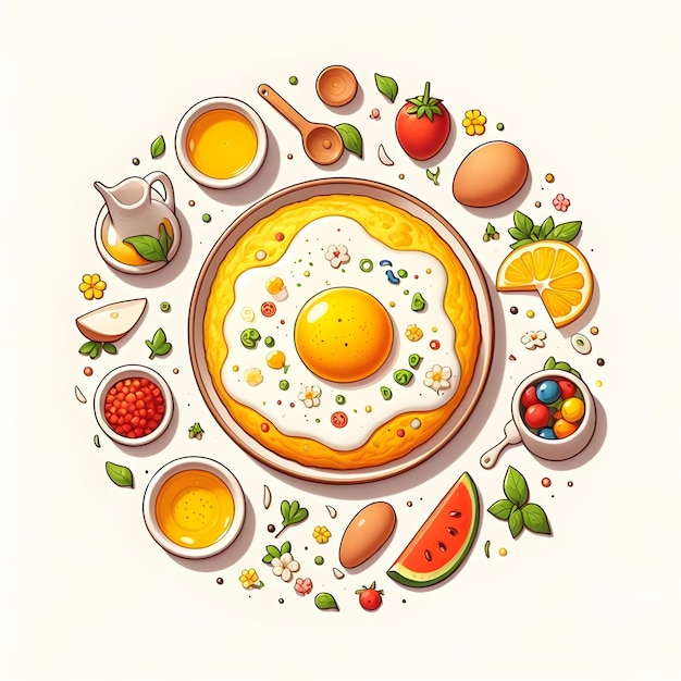 Photo des œufs délicieux créent une aventure culinaire visuelle
