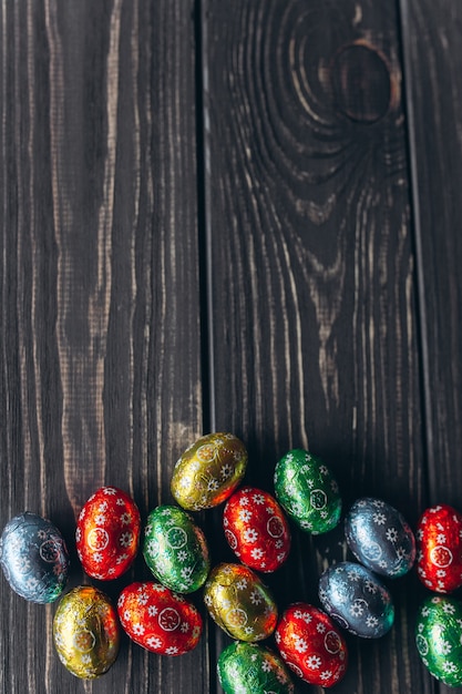 oeufs de Pâques au chocolat