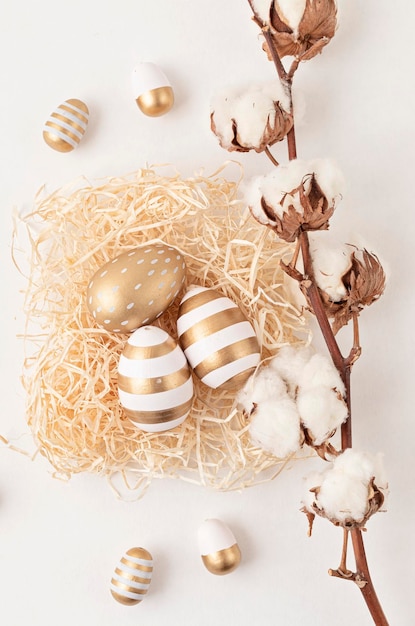 Oeufs de Pâques décoration écologique zéro déchet vacances de Pâques religieuses chrétiennes