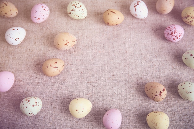 Oeufs pastel de Pâques