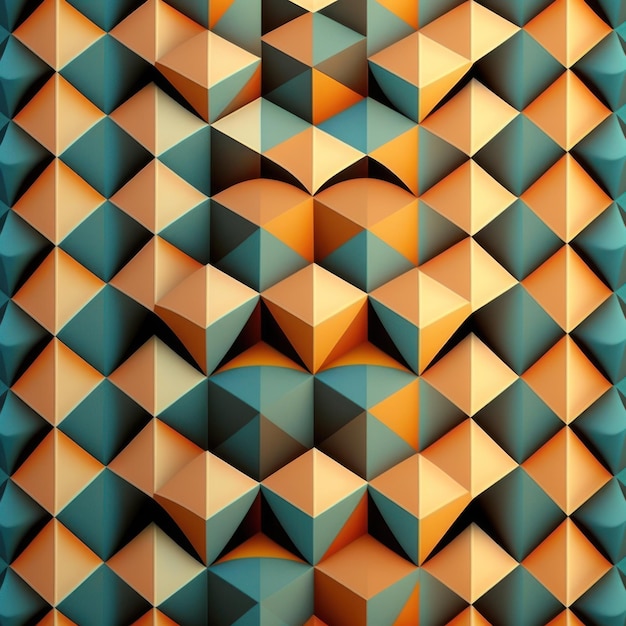 Oeuvre géométrique abstraite inspirée par Piet Mondrian