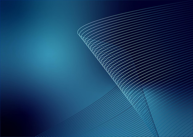 Des œuvres d'art contemporaines en gradient présentant des lignes lisses et des effets de mouvement futuristes