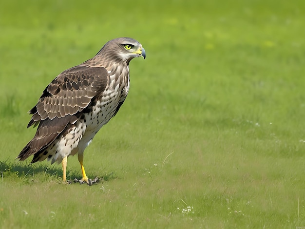 Oiseau Ara coloré sur fond de forêt généré par ai