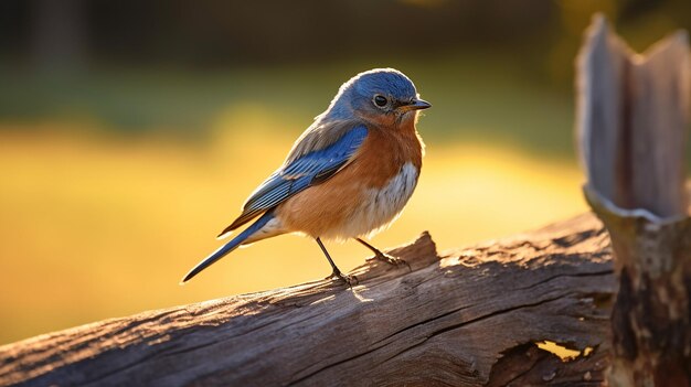 L'oiseau bleu de l'Est 8K photographie ultra HD