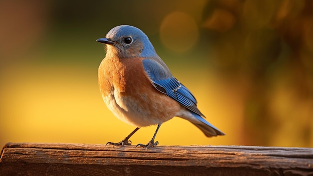 L'oiseau bleu de l'Est 8K photographie ultra HD