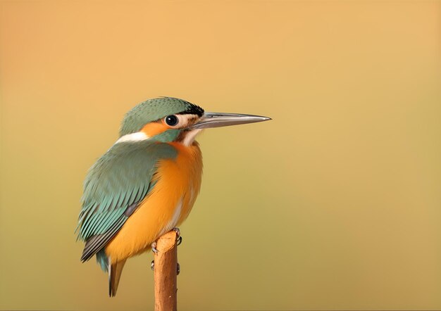 Un oiseau coloré debout sur une branche d'arbre