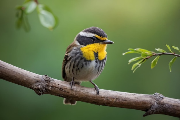 Un oiseau coloré perché sur une branche d'arbre