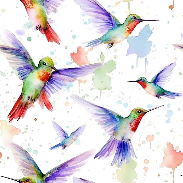 Un oiseau coloré avec une tête verte qui dit "colibris" dessus.