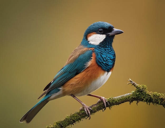 Photo oiseau dans le dessin à l'aquarelle ai généré