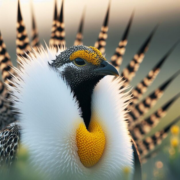 Photo oiseau à épaule noire