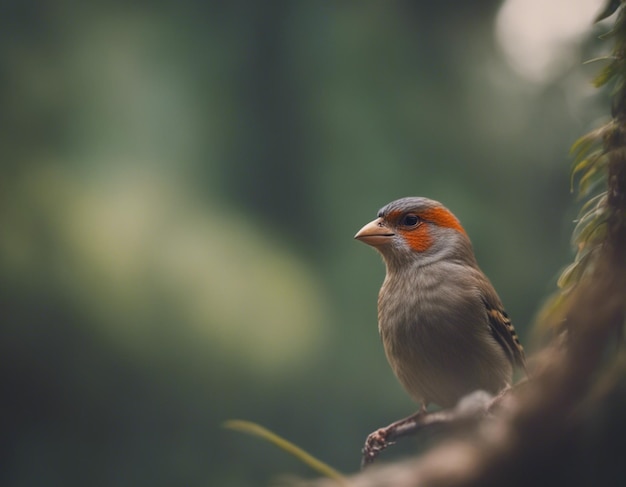 un oiseau finch dans la jungle