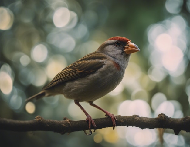 un oiseau finch dans la jungle