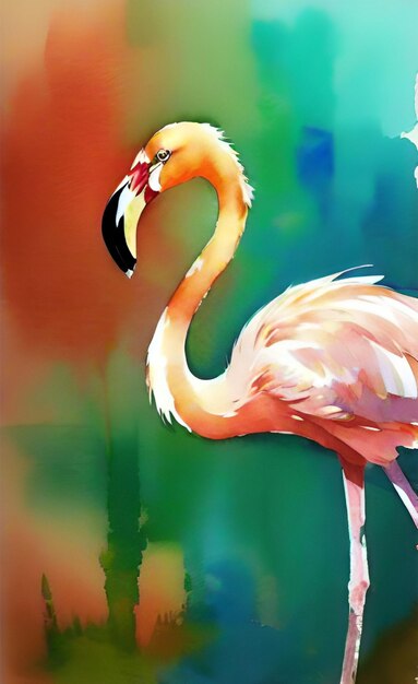 Oiseau Flamingo
