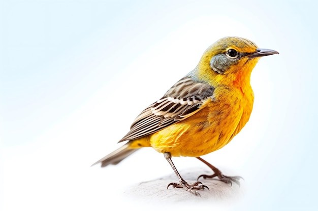 Un oiseau gracieux sur fond transparent Une illustration captivante de la beauté et de la liberté de la nature