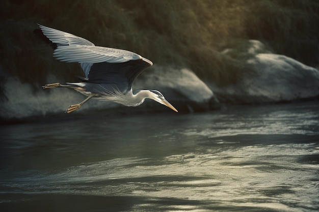 Oiseau avec un long bec