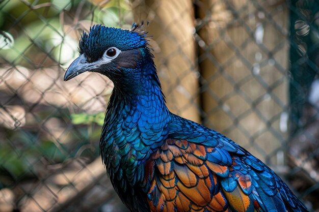 Photo un oiseau lyre imite les sons