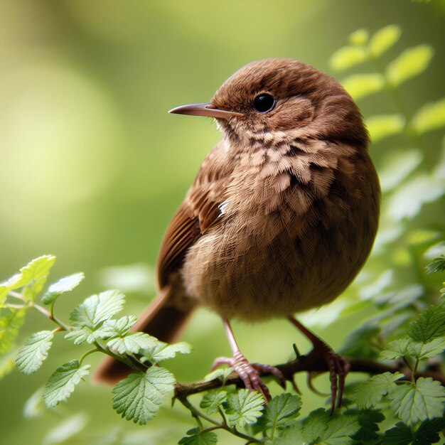 Photo un oiseau normal dans la forêt d'une ia génère