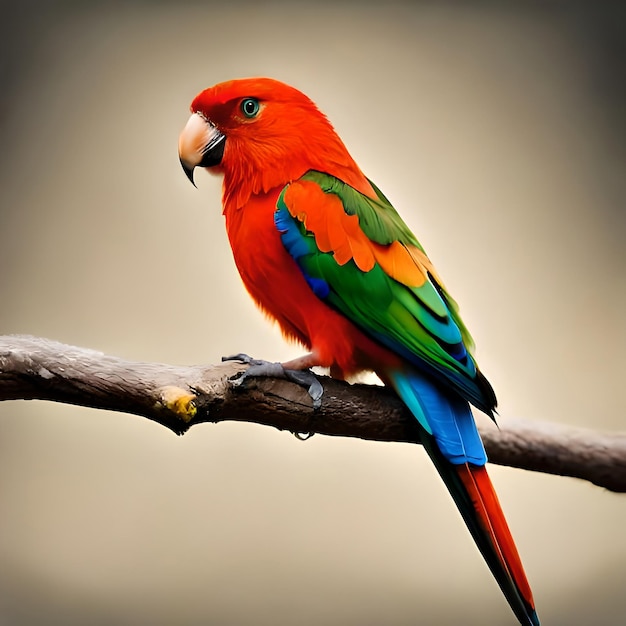 Oiseau perroquet roi