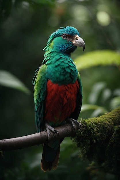 Oiseau Quetzal Mois du patrimoine hispanique