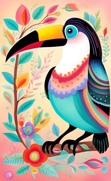 Photo oiseau toucan