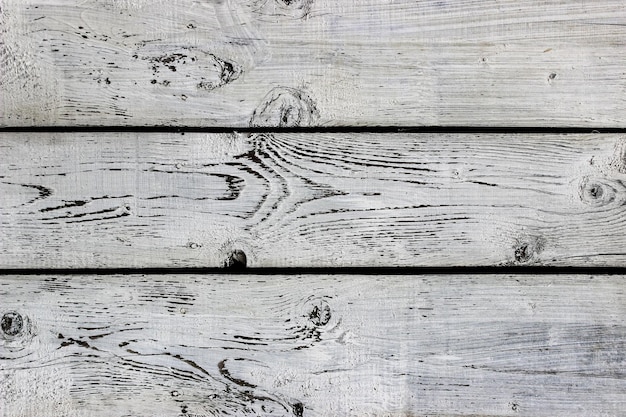 Old vintage planches de bois peint fond blanc