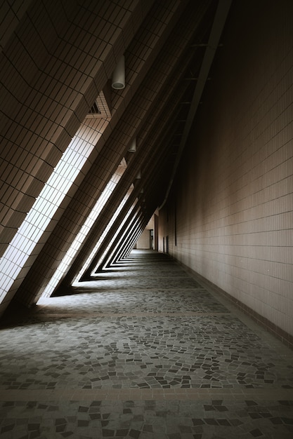 Ombre et lumière du centre culturel de Hong Kong