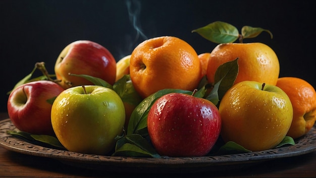 Photo on s'est dit que c'était un fruit apple birne orange citron sans bletter et weintrauben erdbeeren ultra hd