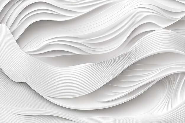 Une onde de lumière blanche abstraite, une texture de luxe moderne et douce.