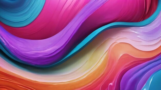 Ondes de gradient dynamique liquide couleur abstraite fond géométrique liquide texture de gradient moderne