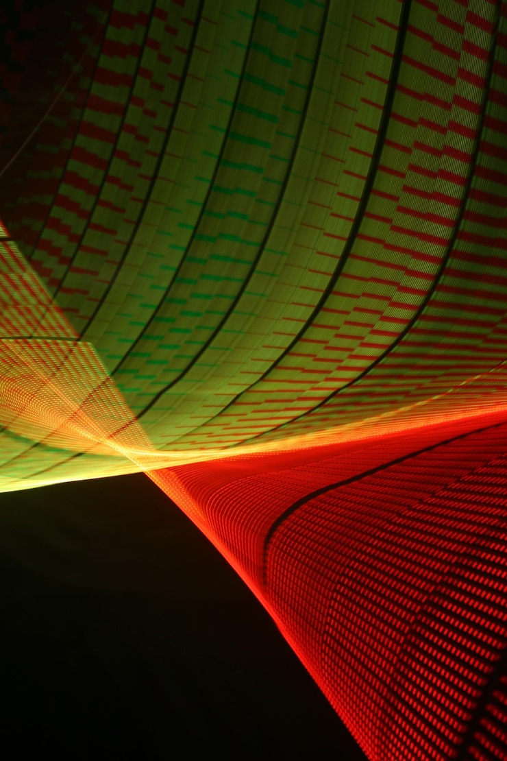 Photo les ondes de lumière sont extensibles.