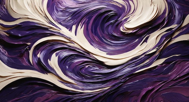 Des ondes violettes abstraites