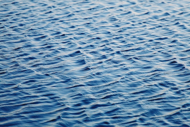 Photo ondulations à la surface de l'eau