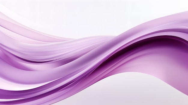 Des ondulations violettes abstraites sur un fond blanc