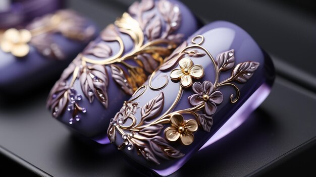 Ongle violet