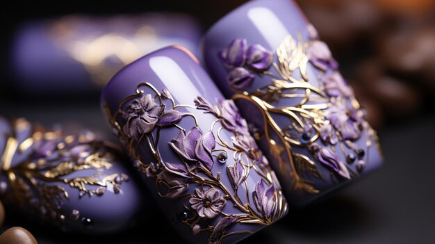 Ongle violet